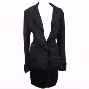 Rare, archival John Galliano overcoat. Fall/Winter 2008